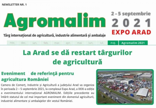 Prima Materia la Agromalim Expo Arad